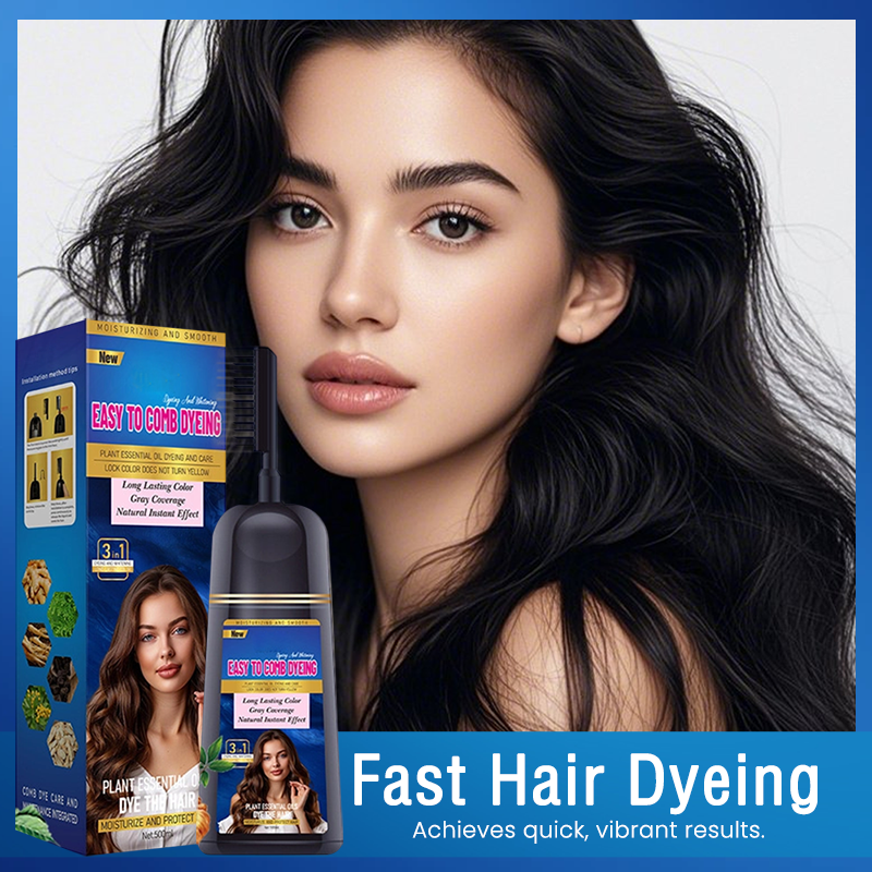 3-in-1 Hair Dye with Comb