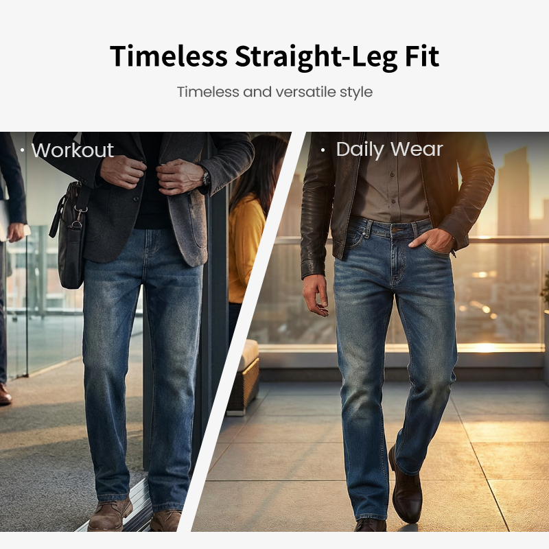 👖New Arrival Hot Sale - 50% OFF🔥🥳50K+ SOLD!💥Men's Straight-Leg Stretch Jeans