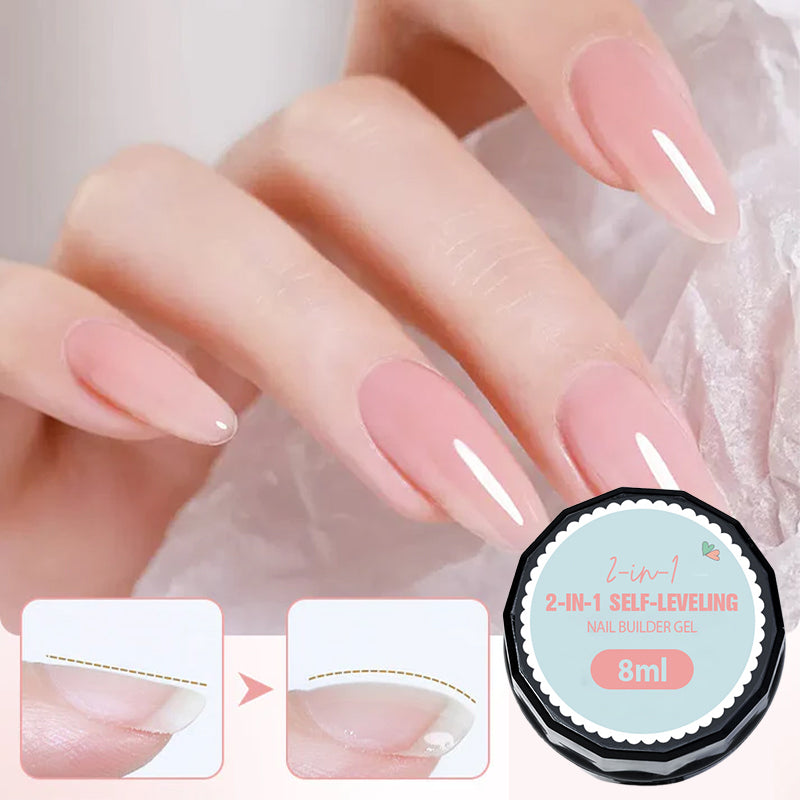 🔥Hot Sale $9.99🔥2-in-1 Self-Leveling Nail Builder Gel (50% OFF)