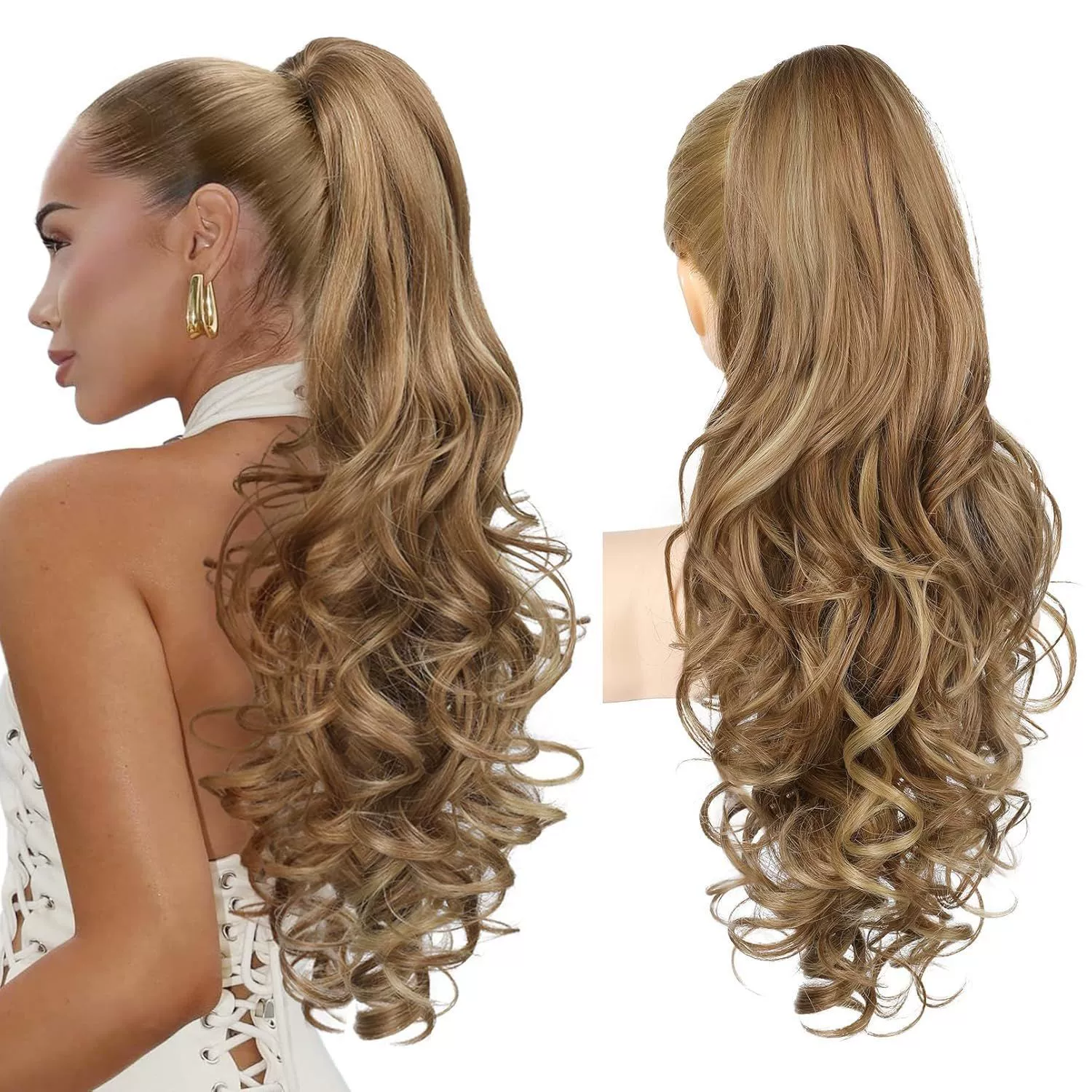 💜New Arrival💜Clip-on Wavy Ponytail Extension
