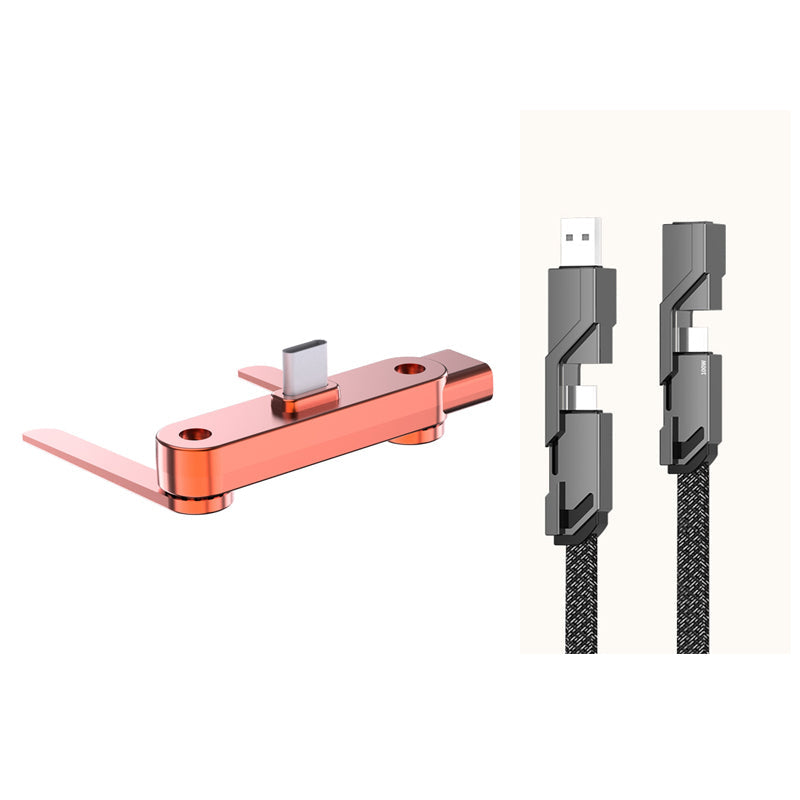 Fast Charging Adapter with 360° Foldable Phone Stand