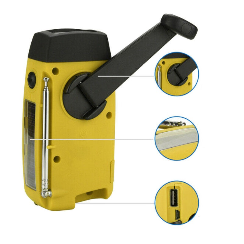🔥2026 New Arrivals: 50% Off for Limited Time!🔥 Multifunctional Portable Solar Emergency Radio