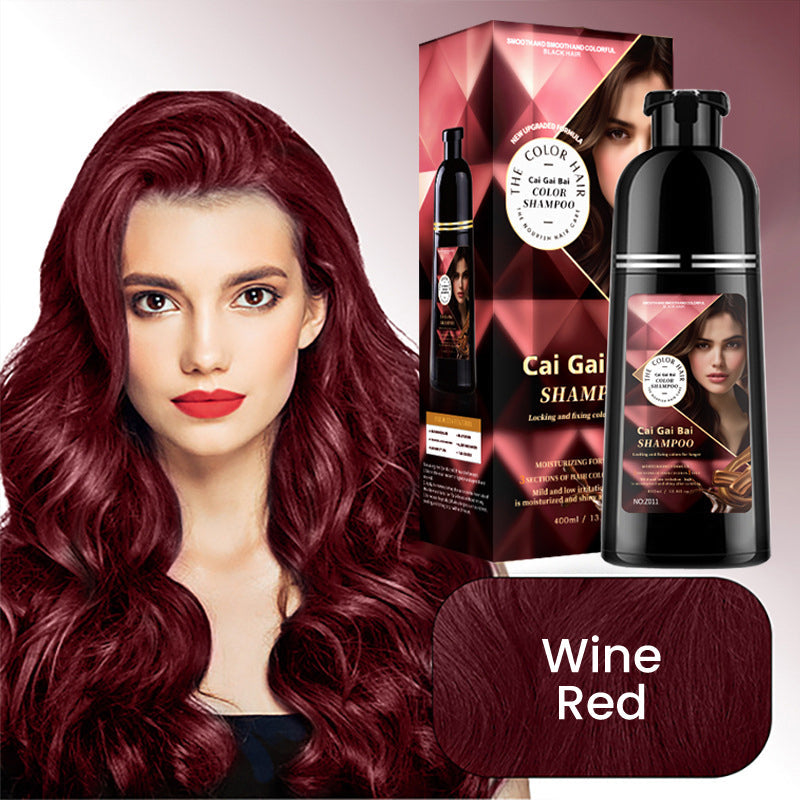Herbal Extract Instant Hair Color Shampoo（50% OFF）