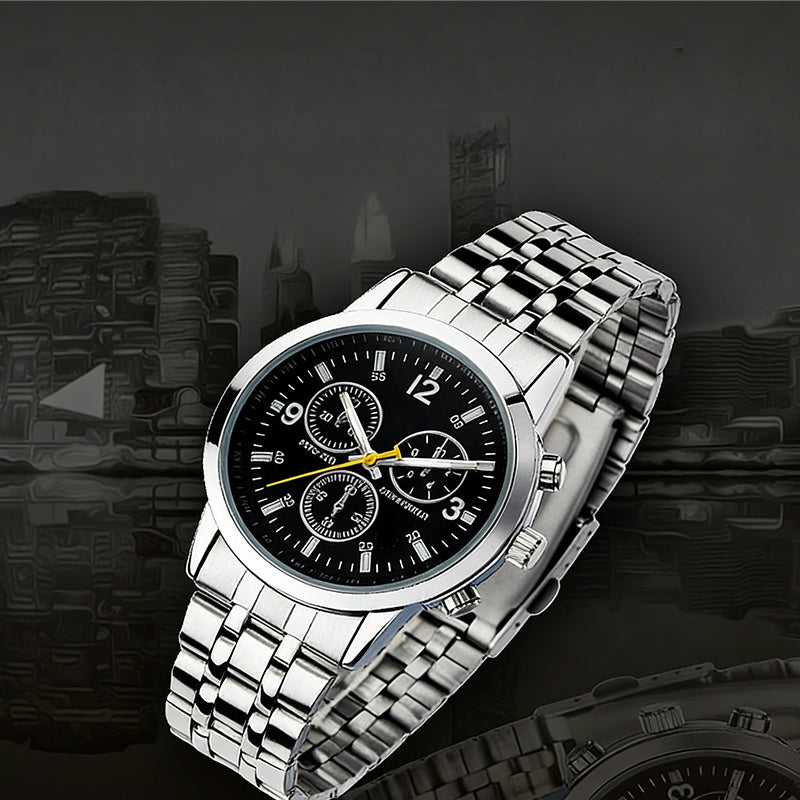 ⏳Limited-time 49% off⏰Classic 3-Eye Dial Casual Couple's Watch⌚