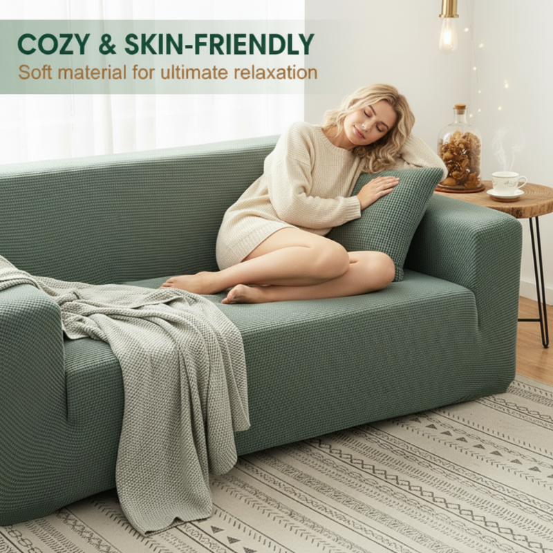 ⛅50% OFF!🛋️Jacquard Knitted Stretch Sofa Cover✨