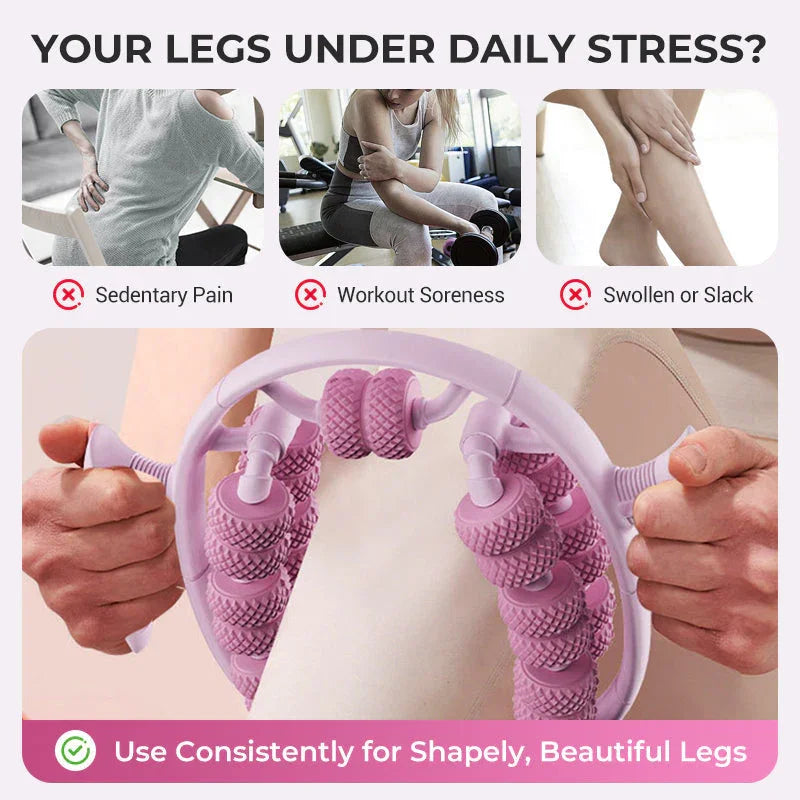 🔥 Leg Massager Roller - Ultimate Muscle Relief|Buy 3 Get 1 Free💆‍♀️✨