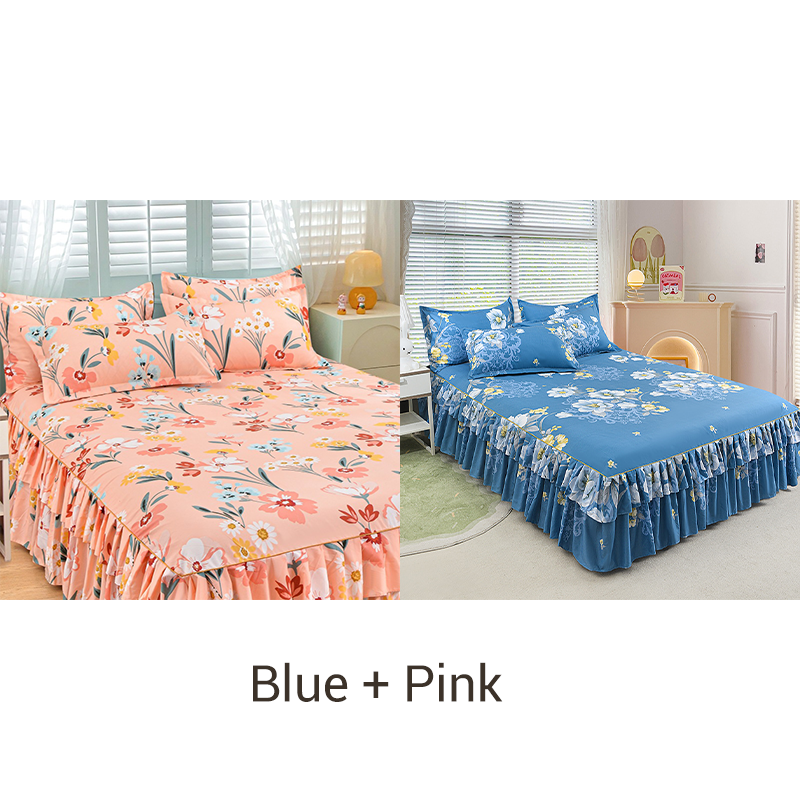 ⏳Time-Limited Special⏰3-Piece Ruffled Bed Skirt Set🛏️