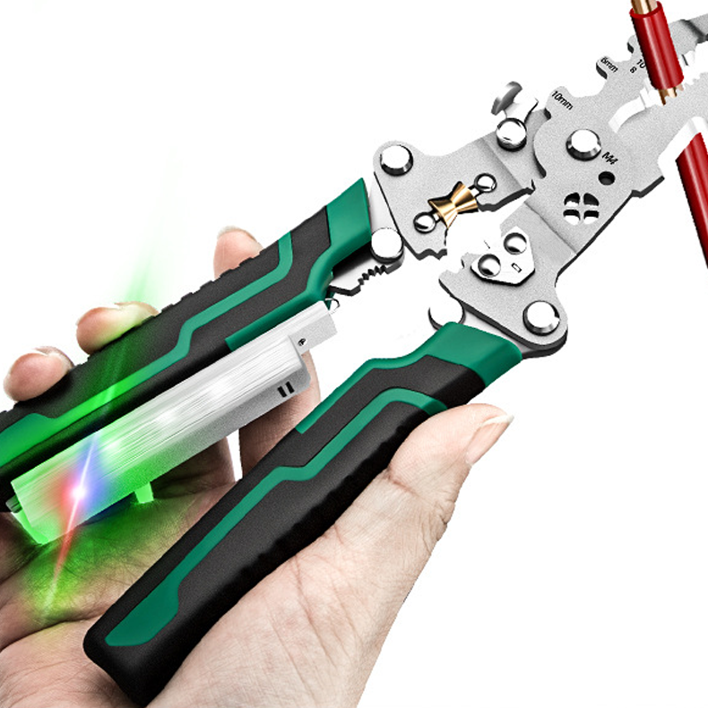 🔥Last day of the limited-time 50% off sale🔥👷‍♂️Multifunctional Foldable Wire Stripping Scissors with Electrical Test👷‍♂️