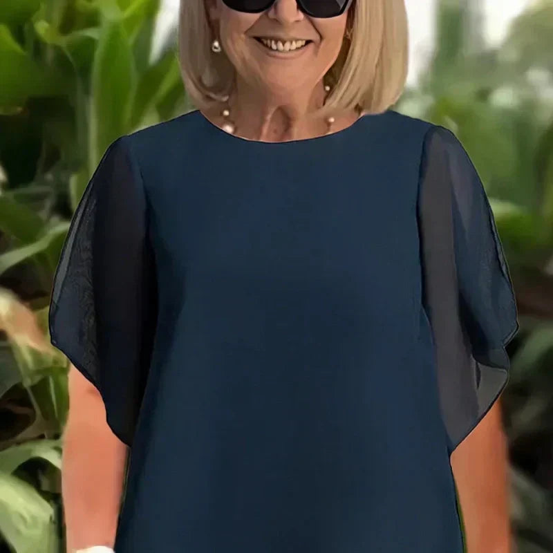 ✨60% OFF – Charming Irregular Top Set 👗 Elegant Wide Leg Pants Set – Comfortable & Perfect for Spring