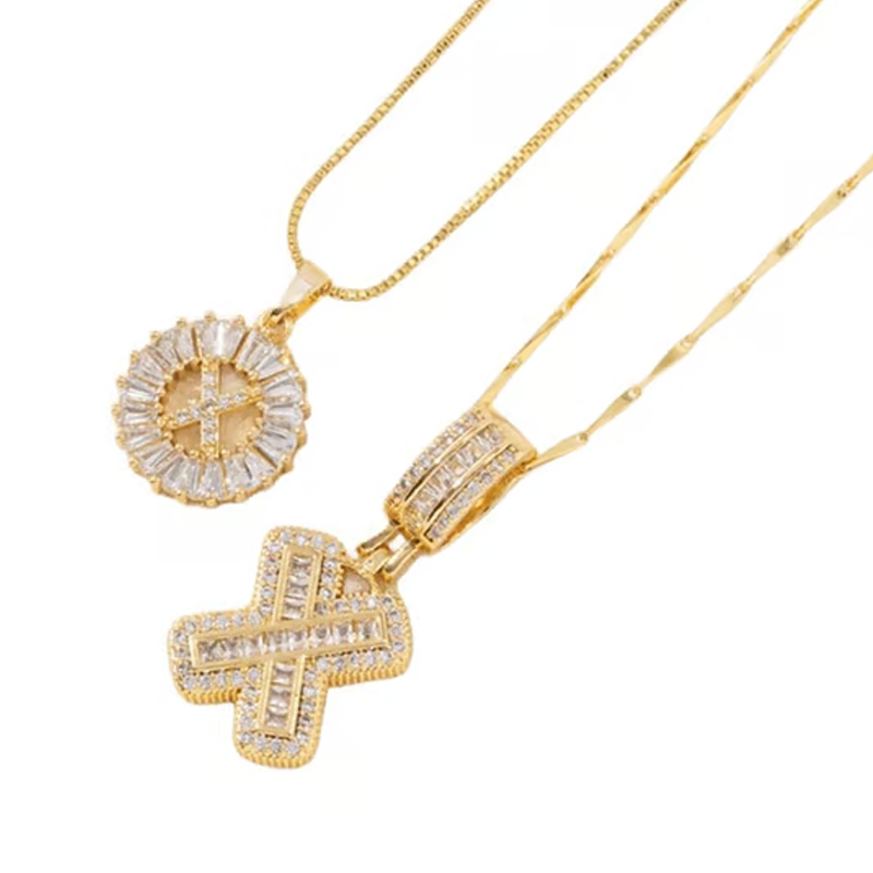 ✨2 Pack💍 Initial Letter Pendant Necklaces-Best Gift for your friends💝