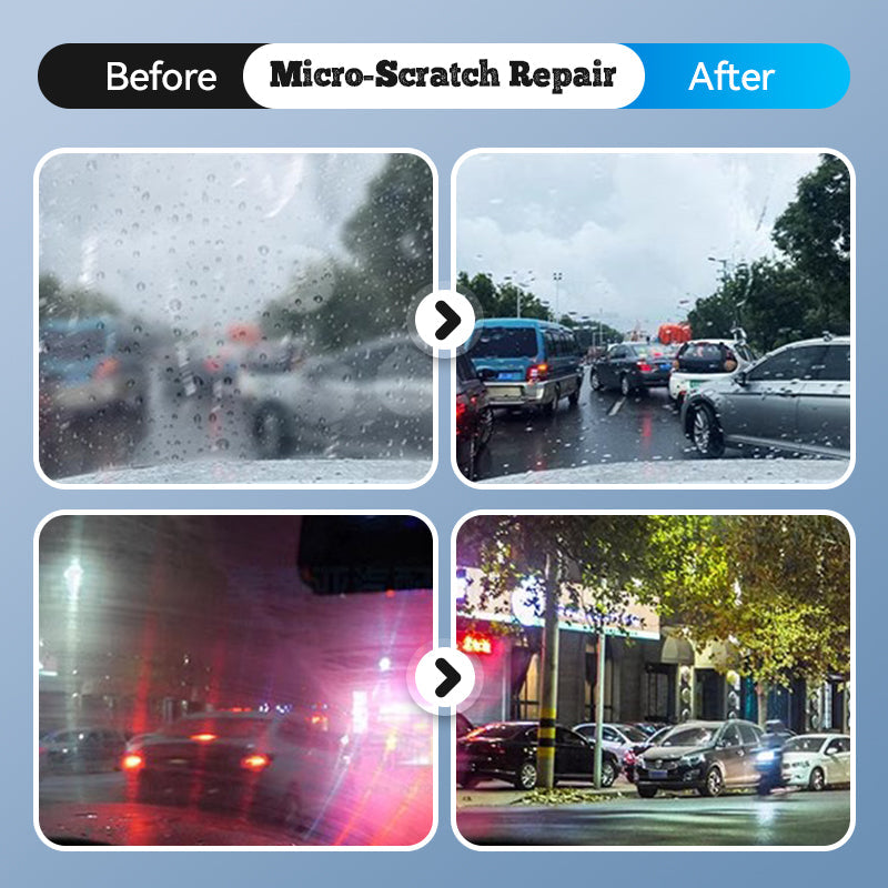 ⚡FLASH SALE! ✨ Car Glass Cleaner & Protective Coating - Repels Water, Prevents Fog & Dirt Build-Up, Enh Visibility in All Weather Conditions ☔🔍