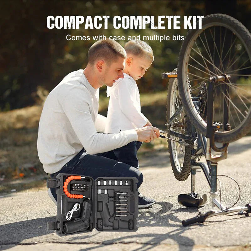 ⏰Final 3 Hours: Full Accessory Set Free with Your Order!🔥Rechargeable 3.6V battery screwdriver set🛠️