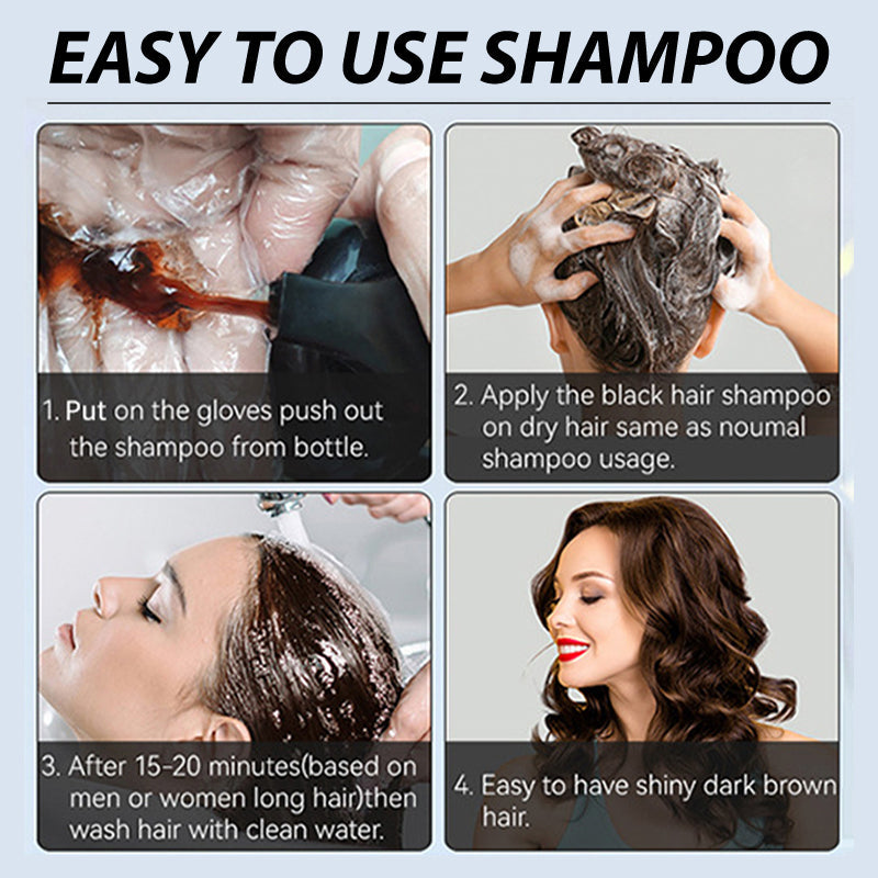 Herbal Extract Instant Hair Color Shampoo（50% OFF）