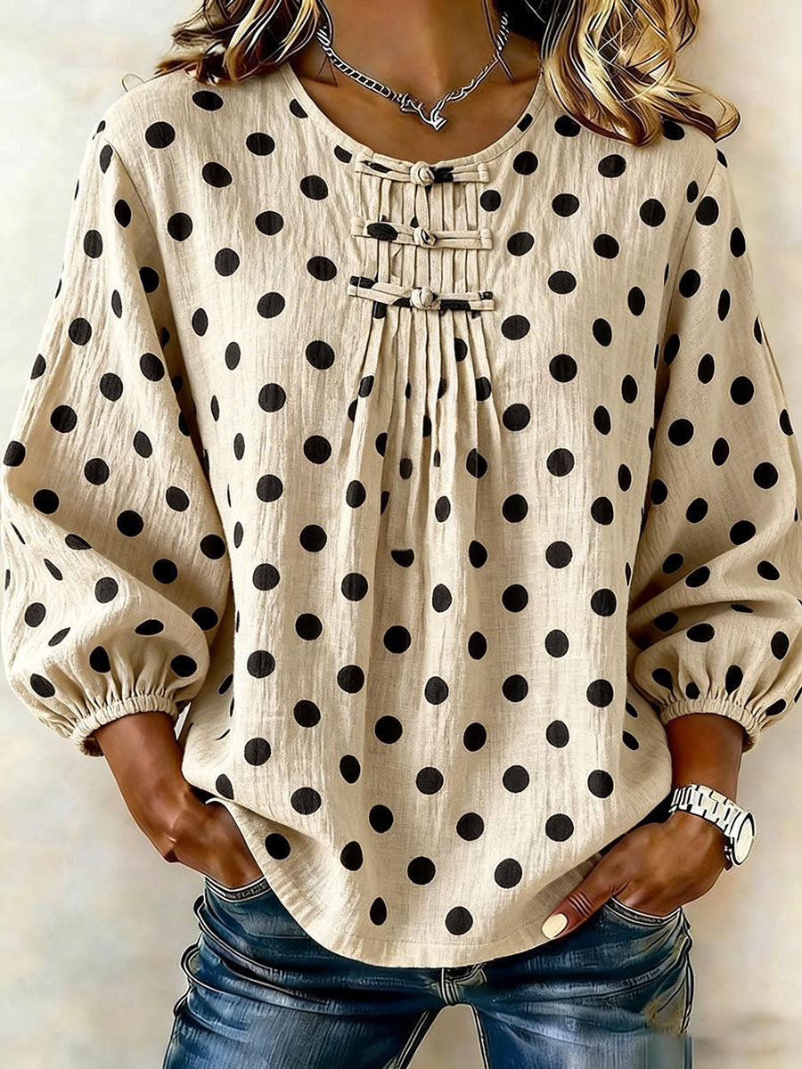 Women's Cotton and Linen Casual T-Shirt