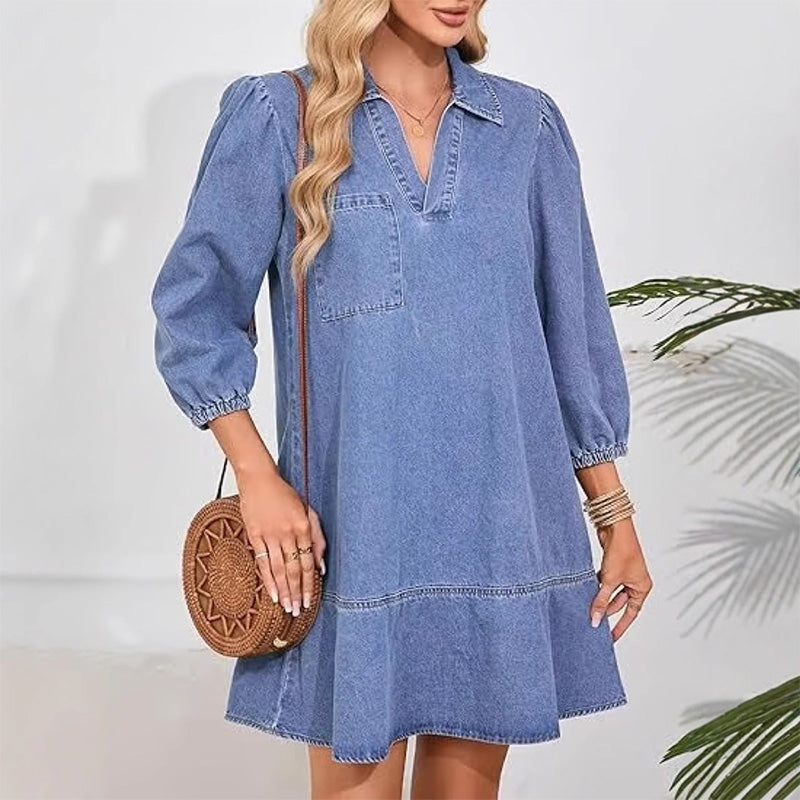 Women's Casual Denim Dress