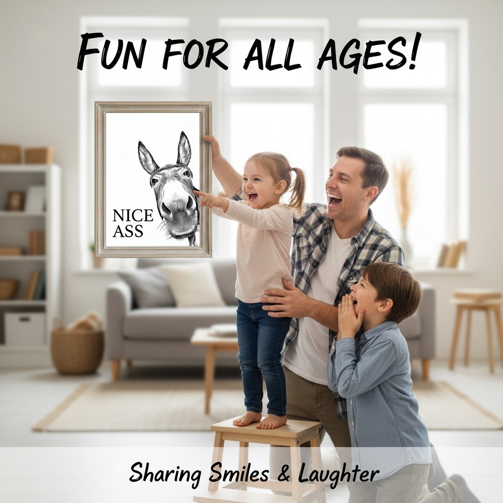 🏡✨Funny Bathroom Wall Art - 