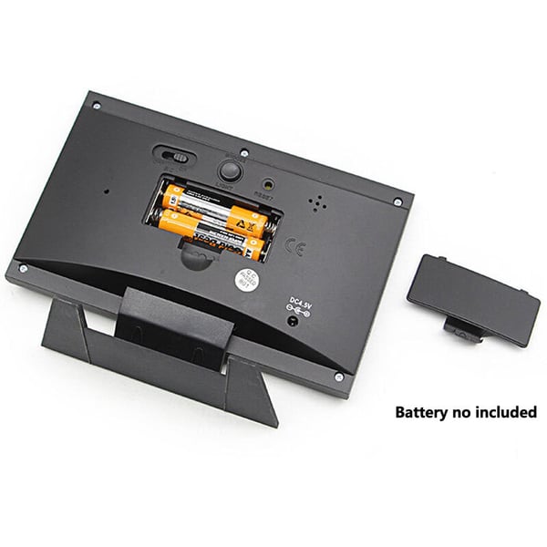 🌡️ ✨ Digital LED Weather Station - Temperature & Humidity Monitor with Forecast Display & Table Alarm Clock 📊⏰