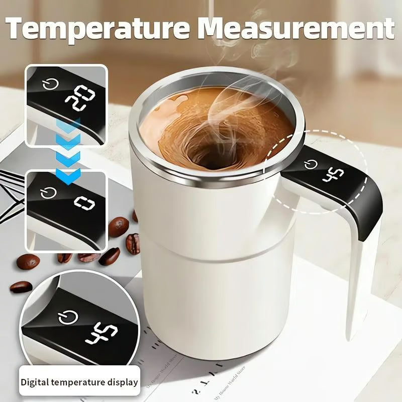 💥Christmas Sale 50% ☕🔋Rechargeable Automatic Magnetic Stirring Coffee Mug Set⚡