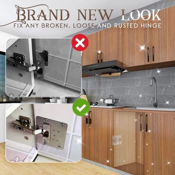 🛠️ BUY 1 GET 1 FREE ! 🔥 Hinge Repair Kit – All-in-One Tool, Easy Fix & Durable Solution 🏠