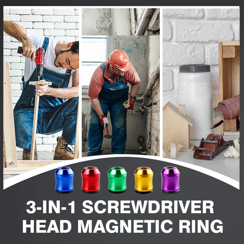 Christmas Flash Sale: Buy 2 Get 2 Free🎁3-in-1 Screwdriver Head Magnetic Ring