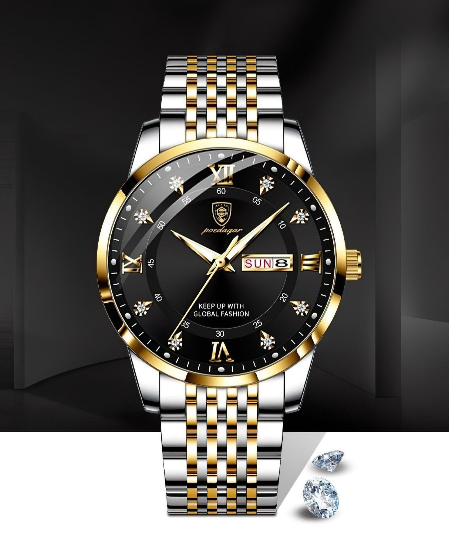 🎁Hot Sale 50% OFF⏳Men's Waterproof Luminous Calendar Quartz Watch