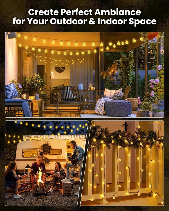 🎀Best Holiday Decorations🎀Waterproof Solar Powered LED Outdoor String Lights