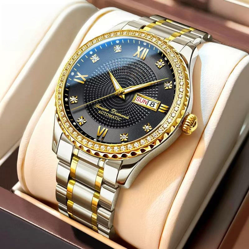 Men's Luminous Display Waterproof Wristwatch
