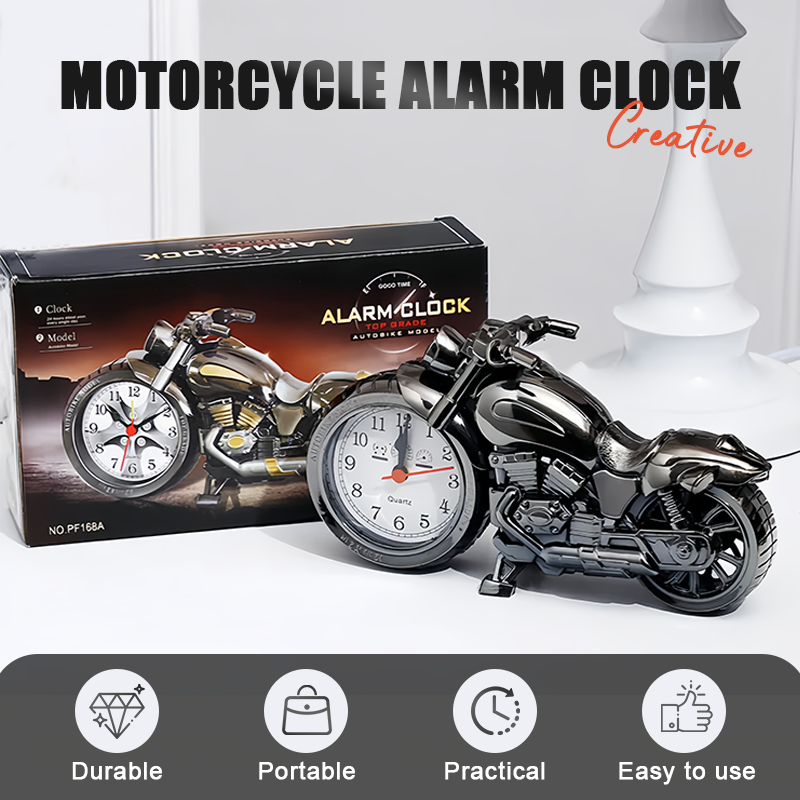 🔥 Hot Sale 50% OFF 🔥Creative Motorcycle Alarm Clock