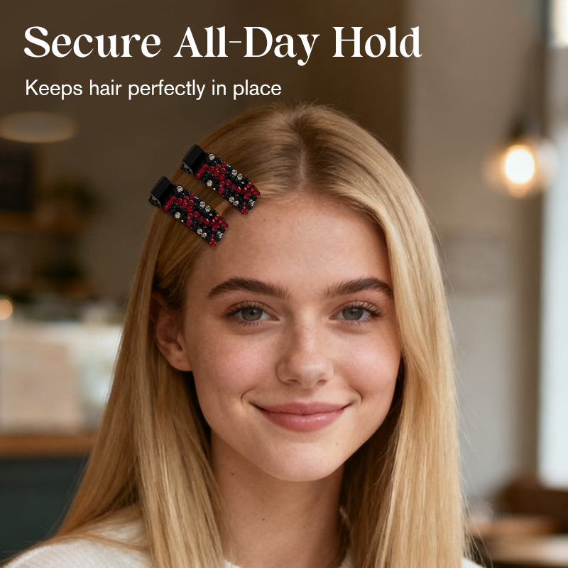 💕Last Day 50% OFF💕Rhinestone Hair Clip for Bangs