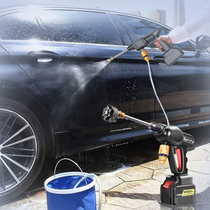 🎁 50% OFF NOW! 💦🚗 Portable High-Pressure Car Washer – 300W Motor, Multi-Purpose Use & Compact Storage Design for Outdoor Cleaning 🔧