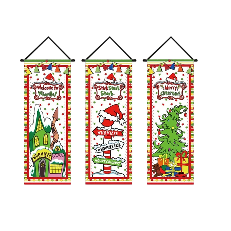 Christmas Door Banners 🎄 | Festive Holiday Decoration for Home & Parties