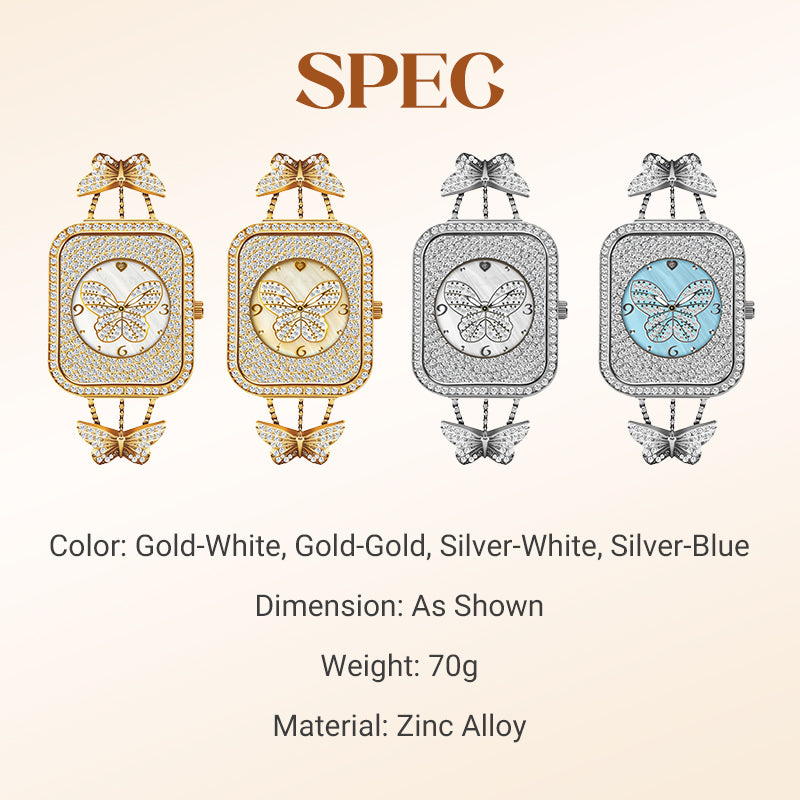 ⏳Time-limited Special⏰Women’s Elegant Butterfly Jewelry Chain Watch🎀💎⌚