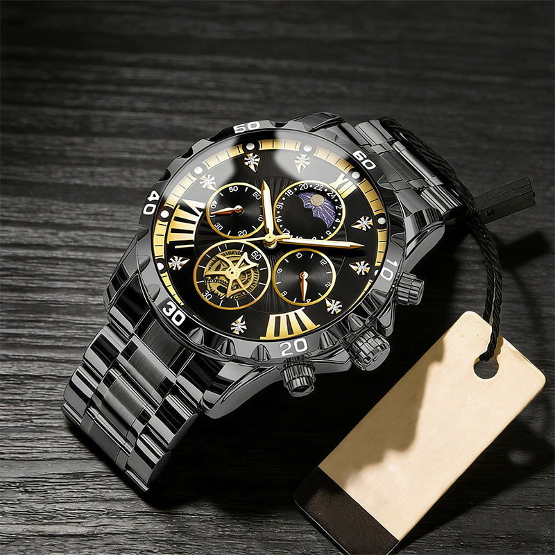 🔥Hot Sale🔥Men's Luminous Waterproof Flywheel Quartz Watch (50% OFF)