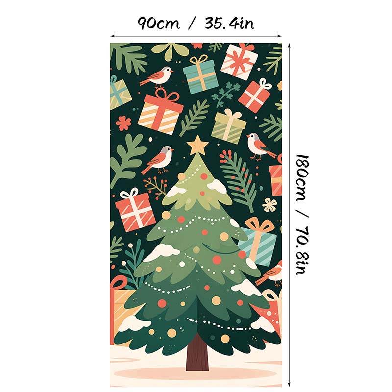 ⏰Christmas Limited Sale 50% OFF!!🎄Christmas Door Cover For Instant Holiday Decor