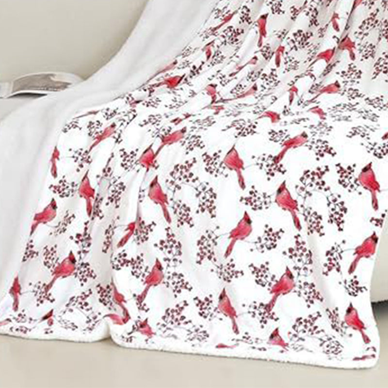 Cozy Christmas Throw Blanket