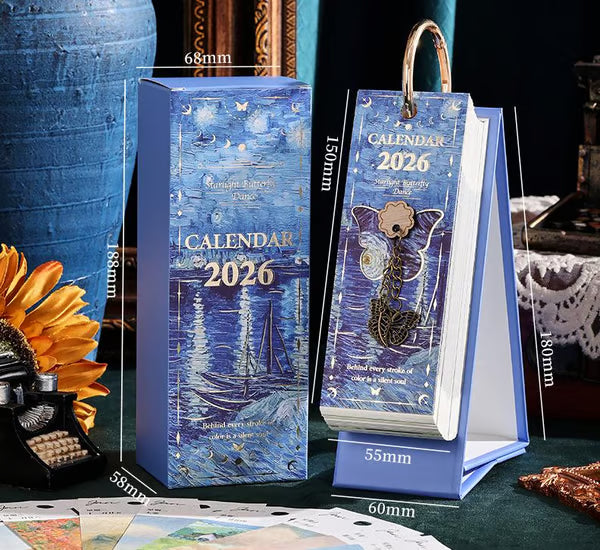 🎨Turn Time Into Art — 2026 Retro Oil Painting Calendar 🎨