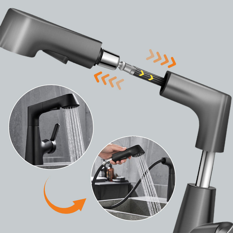 🔥While Supplies Last 40% OFF!🎉 1 Hole Bathroom Faucet with Pull Out Sprayer