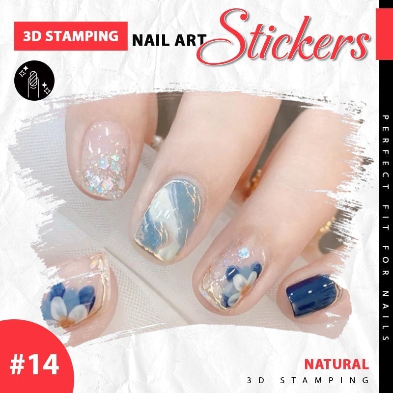 Stickers Ongles 3D