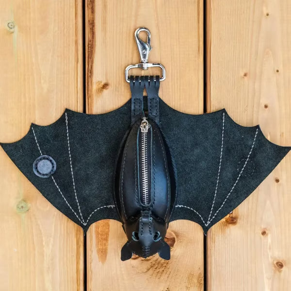 🔥Christmas Limited-Time Offer: 50% OFF!!!🔥🦇Handcrafted Leather Bat Coin Purse