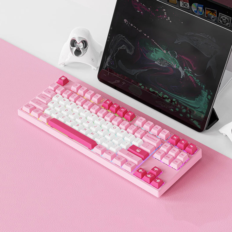 ACGAM 6087 Pink TKL Mechanical Keyboard