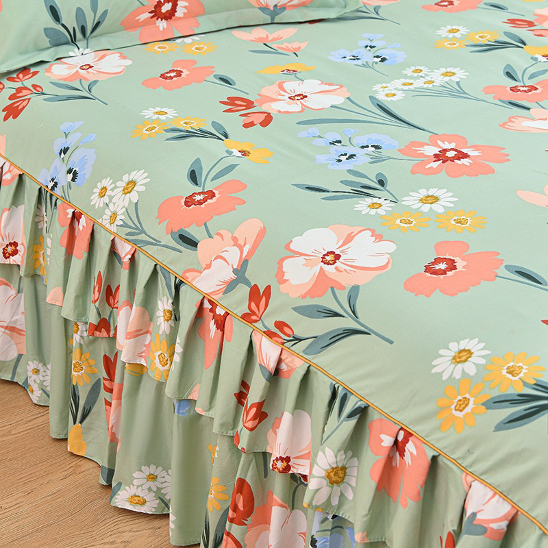 ⏳Time-Limited Special⏰3-Piece Ruffled Bed Skirt Set🛏️