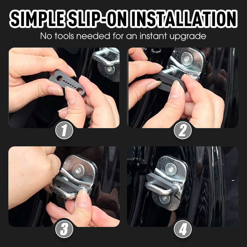 🚗 BUY 3 GET 5! ✨ Silicone Car Door Lock Damper Pads - Noise-Reducing Sealing with Self-Adhesive Design for Soft & Quiet Closing 🔇🧤