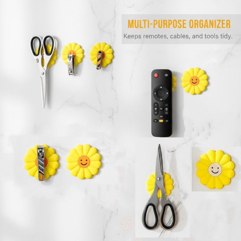 Magnetic Sunflower Wall Mount Holder(2 PCS)