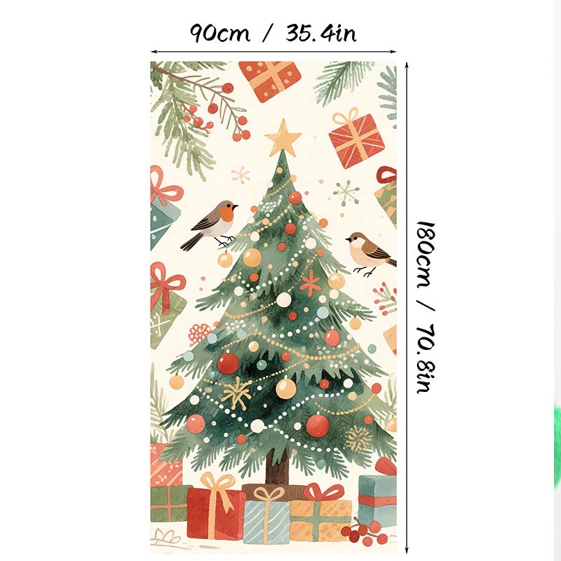 ⏰Christmas Limited Sale 50% OFF!!🎄Christmas Door Cover For Instant Holiday Decor