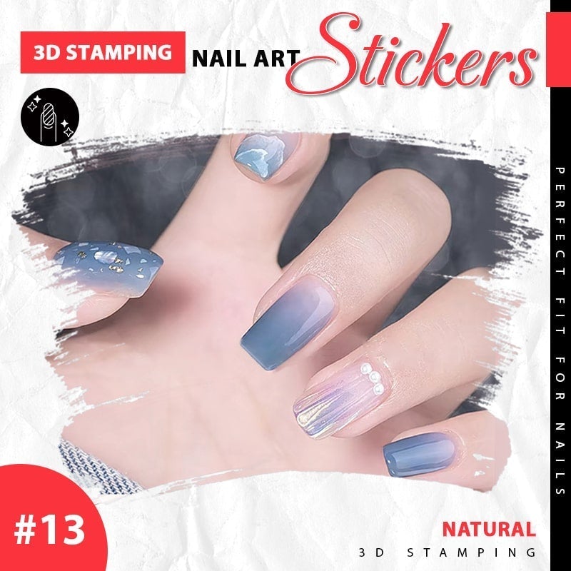 Stickers Ongles 3D