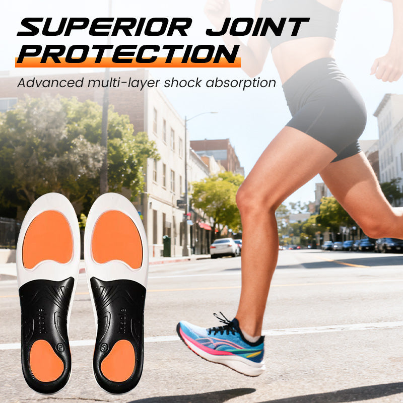 Sports Shock Absorbing Insoles with Arch Support