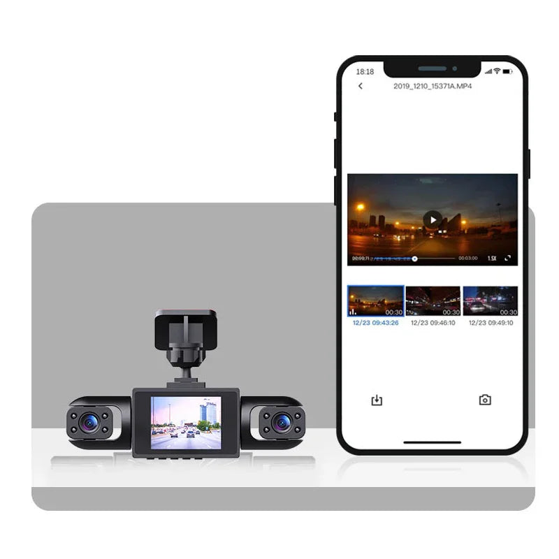 💥4-Lens 360° View Car Dash Cam