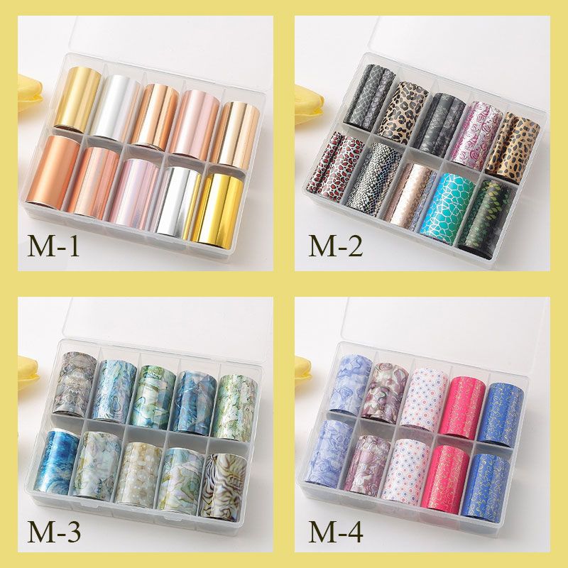 Shiny Nail Art Transfer Foils