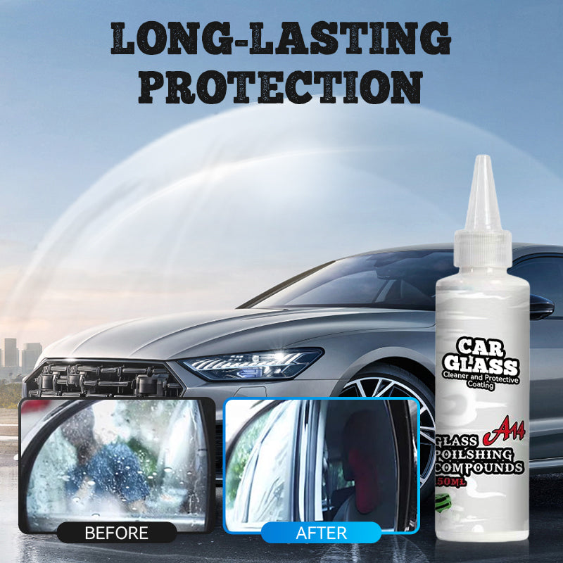 ⚡FLASH SALE! ✨ Car Glass Cleaner & Protective Coating - Repels Water, Prevents Fog & Dirt Build-Up, Enh Visibility in All Weather Conditions ☔🔍