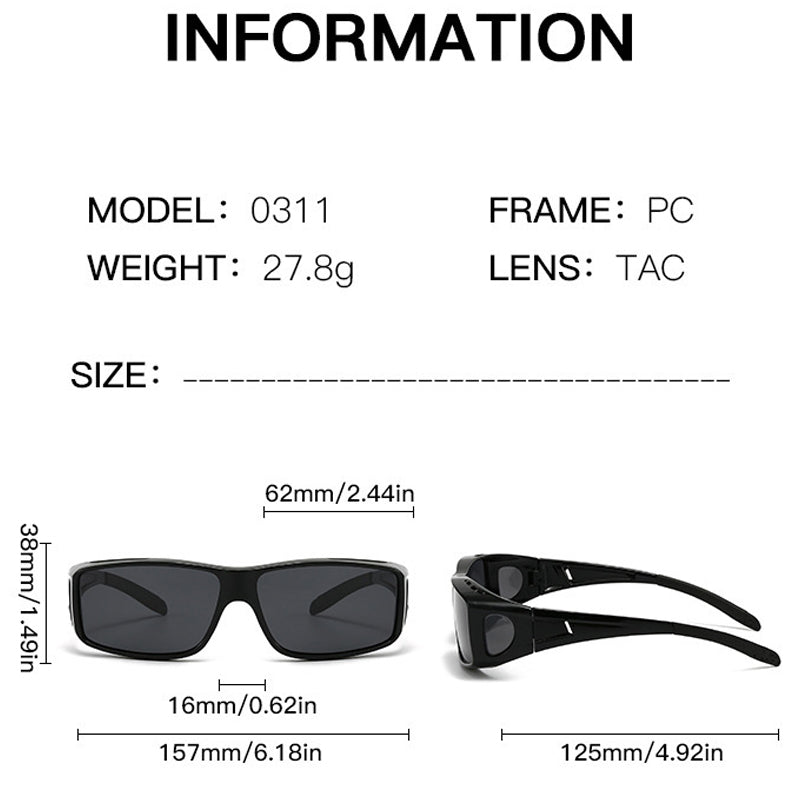 🚗Essential for Safe Driving💕Unisex Fashion Polarized Sunglasses